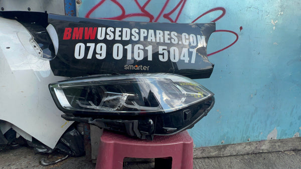 63115A1E057     BMW 1 SERIES  2022 F40 passenger side Led headlight 5A1E057