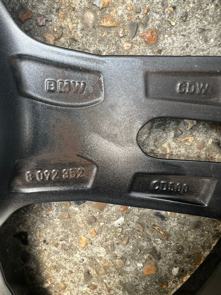 8092352    Bmw 1 Series  2020 F40 2 Series F44 18" 819 Alloy wheel 8Jx18   needs refurbishment   Bmw 1 series Alloy wheel