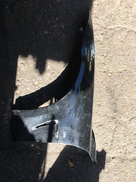 Bmw 4 Series 2017 F32 Passenger side front wing in black Needs repair and respray