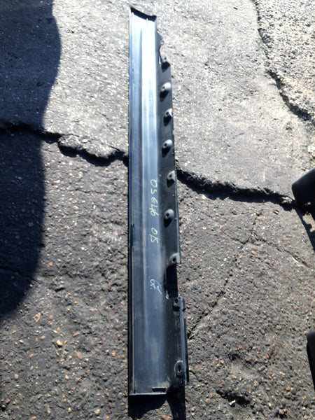 BMW 3 SERIES E46 2003 DRIVER SIDE SKIRT IN BLACK