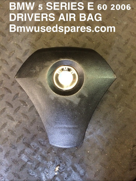 BMW 5 SERIES E60 2006 DRIVER SIDE STANDARD AIR BAG