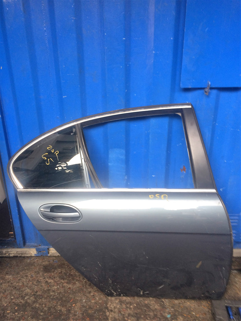 BMW 7 SERIES E65 2006 DRIVER SIDE REAR DOOR IN GREY MAY NEED SPRAYING (07901615047)