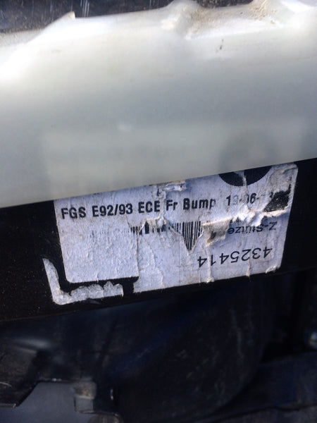 BMW 3 SERIES E92 E93 2012 FRONT PANEL