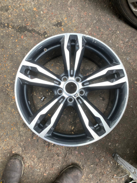 7849120  BMW X1 F48 M double spoke styling 572  one single Alloy Wheel 8x19 ET47  7849120