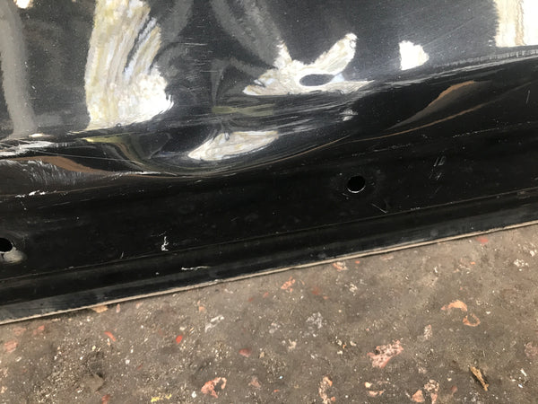 BMW X3 2017 driver side front door shell in  black needs repair/respray