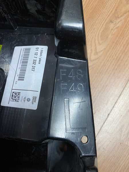 51127332317    Bmw X1 2018 F48  passenger side rear bumper bracket  New   7332317