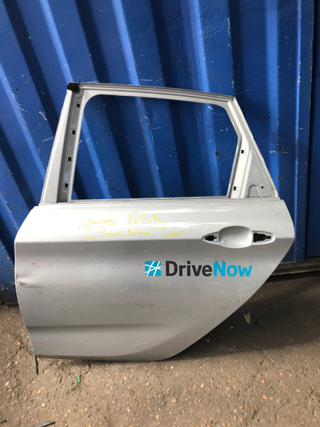 BMW 2 Series 2018 F45 Passenger Side Rear Door shell in grey