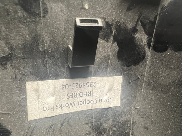 51142354925    MINI Cooper 2019 Passenger Side Wing Mirror Cover JCW Pro Design   2354925