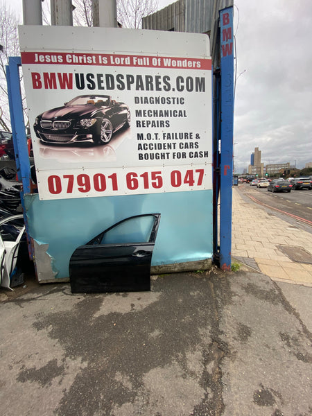 Bmw 3 Series 2017 f30 passenger side front door  in black