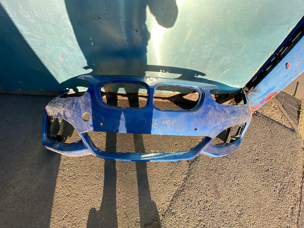 BMW 1 SERIES 2019 f20  front m- sport  bumper With parking sensor holes