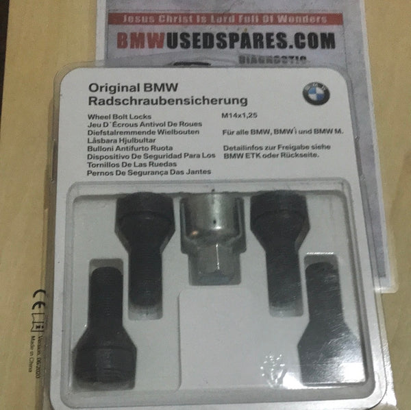 36132453961 BMW wheel locking boots kit m14x1.