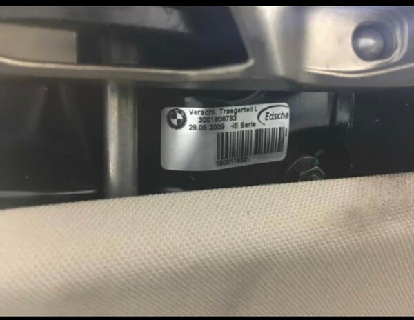 BMW Z4 2015 E89 CONVERTABLE FOLDING ROOF