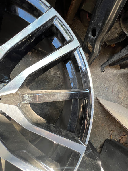 9882610         1 GENUINE BMW X5 X6 742M 22" FRONT ALLOY WHEEL RIM G05 G06 9.5J BLACK  9/1/2 j22  8090013