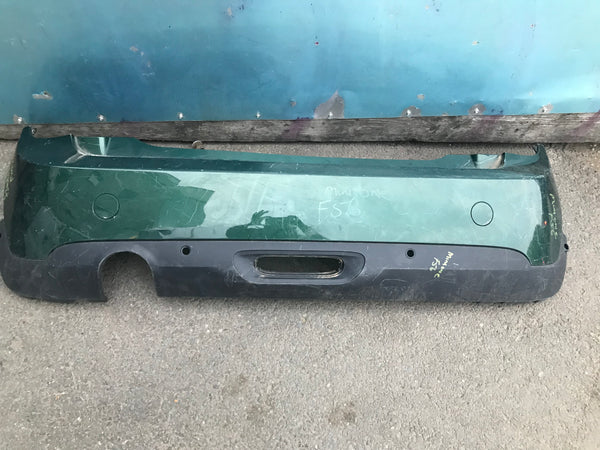 7300837       MINI Cooper one f56 rear bumper and  Diffuser  in green  7302548