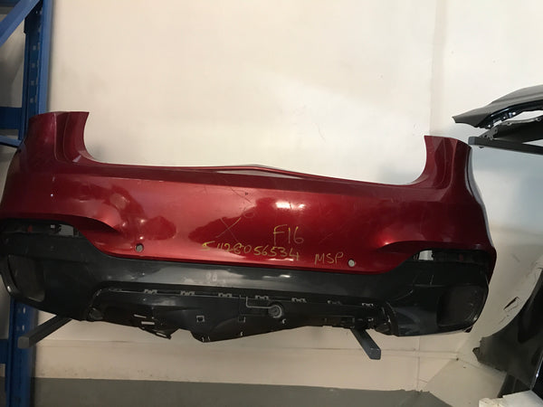 BMW X6 2018 F16 M-sport rear bumper