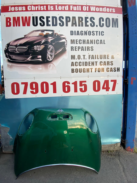 Mini Cooper S  2020 JCW John Cooper Works F54 F55 F56 Green Bonnet scuffed needs a respray  Genuine  Please observe all pictures