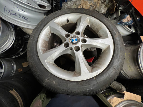 BMW 1 SERIES SPORT E87 07-14 SINGLE ALLOY WHEEL + TYRE  205-50-17  6778219