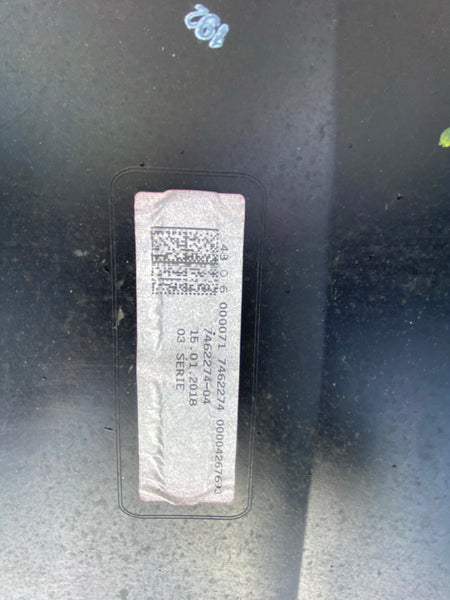 51117462280    BMW i3 2018  Front Bumper  7462280