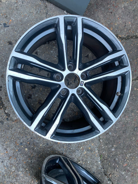 7856711 BMW F30 3 Series F32 4 Series M double spoke 704 Alloy Wheel 8 x 19...