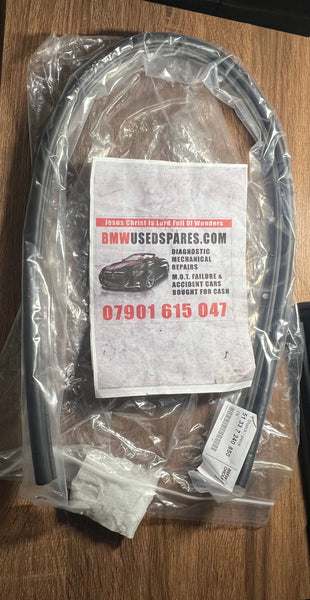 51337240850   BMW 1 Series 2016  F20 5 Door Front Right Lower Bottom Door Trim Seal    7240850