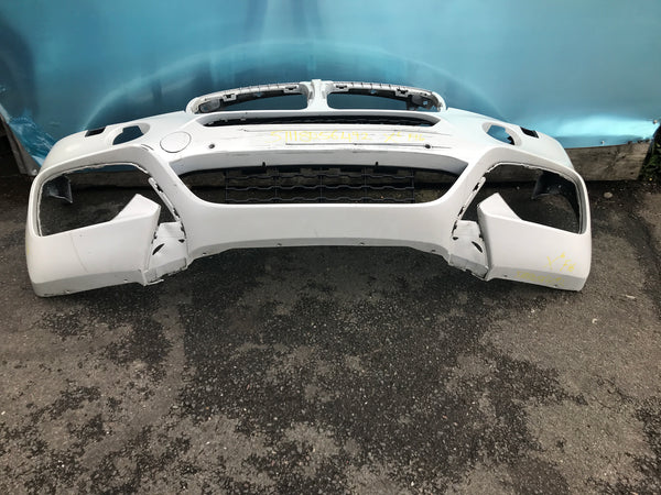 51118056492  BMW X6 2019 f16  M Sport front bumper  in white needs respray