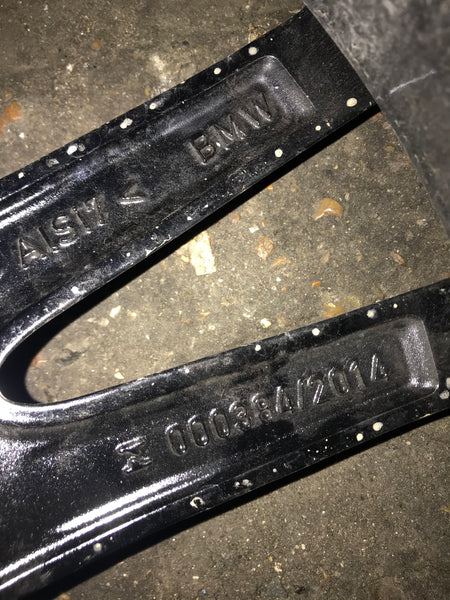 8089892    1 GENUINE BMW 3 SERIES G20 G21 19" ALLOY WHEEL RIM 791M M SPORT 8J FRONT BLACK  8090094