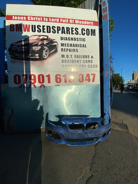 BMW 1 SERIES 2019 f20  front m- sport  bumper With parking sensor holes