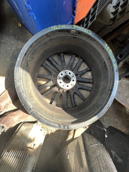 9882610         1 GENUINE BMW X5 X6 742M 22" FRONT ALLOY WHEEL RIM G05 G06 9.5J BLACK  9/1/2 j22  8090013