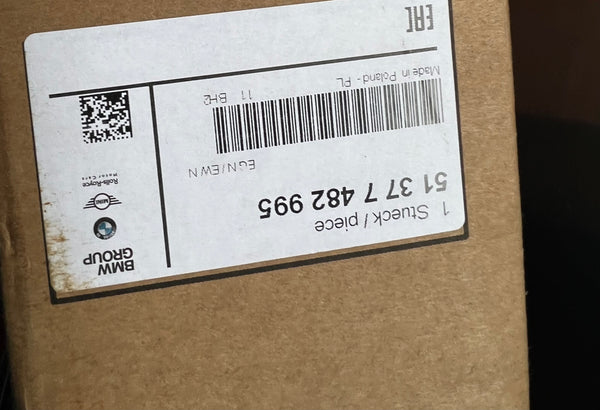 51377482995     BMW, SIDE WINDOW, RIGID, REAR LEFT  new  7482995