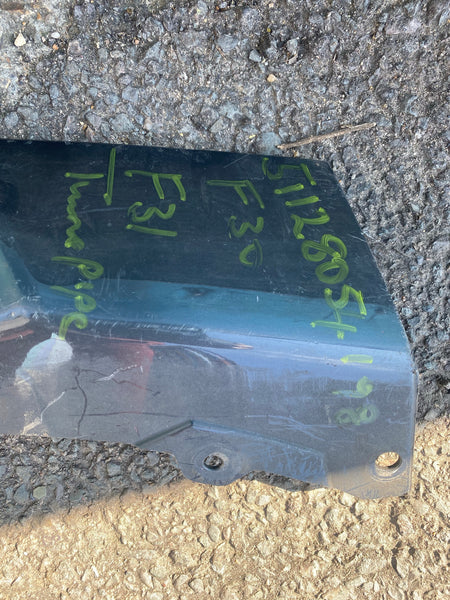 51128054198    BMW 3 Series 2017  M-sport Lower Diffuser twin pipe GENUINE 8054198  BMW F30/F31