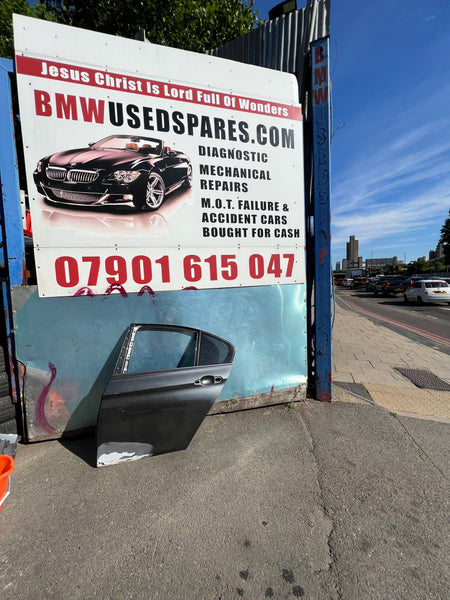 Bmw 3 Series 2017 f30 passenger side rear door shell  This door needs repair hence the cheap price  Please observe all pictures