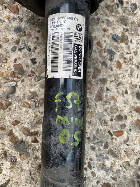 31316862446     Mini  Cooper 2019  CABRIO F57  driver side Front Shock Absorber    6862446  GENUINE