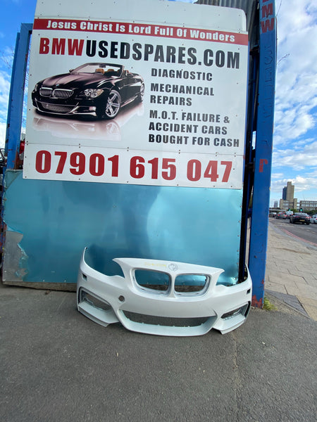 51118055299    BMW 2 SERIES F22 COUPE M SPORT FRONT BUMPER 2015  This bumper is primed ready for spray.  No scratch no dent