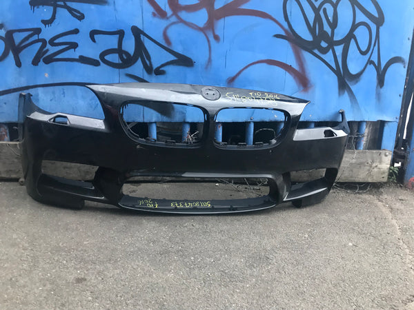 51118047373 Bmw M5 2016 F10 Front M-sport bumper in black (md)w