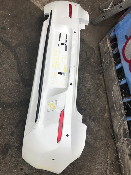 Bmw 1 series 2018 Rear bumper in white sensor/ camera holes