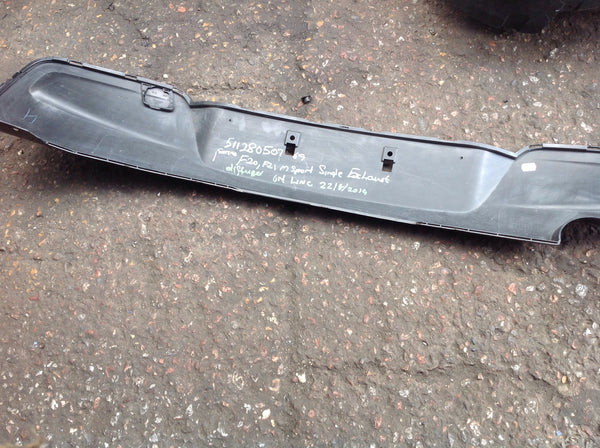 51128050769 BMW 1-Series f20/f21,m sport single exhaust diffuser