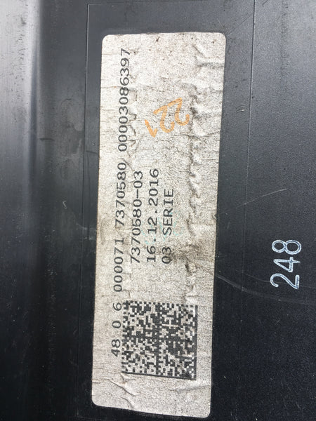 51127336716 BMW i3 2016 hatchback Rear bumper Grille trim insert