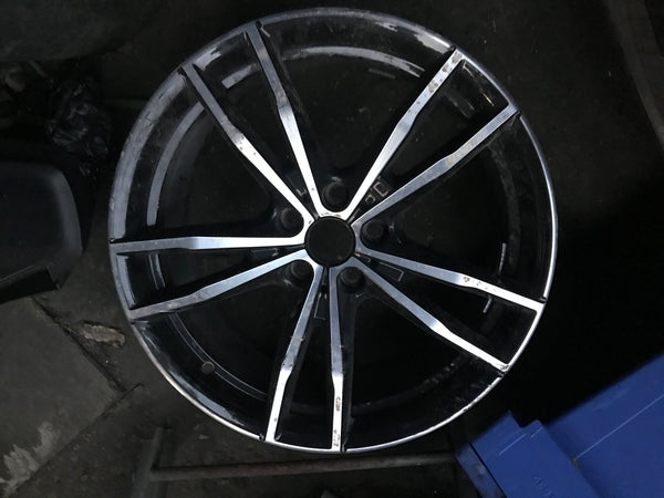 8089892    1 GENUINE BMW 3 SERIES G20 G21 19" ALLOY WHEEL RIM 791M M SPORT 8J FRONT BLACK  8090094