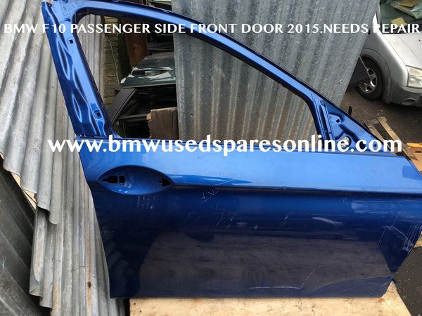 BMW M 5 2015 ALUMINUM  DRIVER SIDE FRONT DOOR  SHELL NEEDS REPAIR