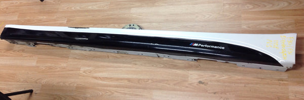 51778054271 BMW 3 series 2016 passenger side M-Sport side skirt needs respray