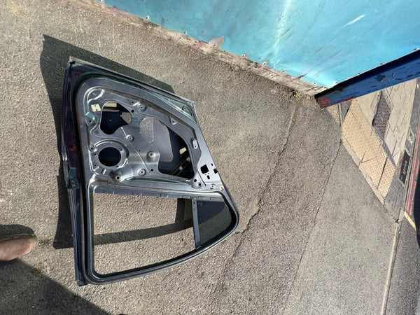 Bmw 3 Series 2017 f30 passenger side rear door shell  This door needs repair hence the cheap price  Please observe all pictures