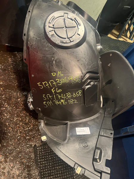 51717386956       MINI countryman F60  driver side front splash guard   Mini countryman 2018 FRONT WHEELARCH HOUSING COVER RIGHT O/S      7386956   51717437058   7437058  51717496182  7496182