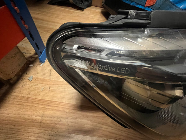7424130    BMW 7 Series 2015  F01 f02  F04  Driver side Headlight Adaptive Led