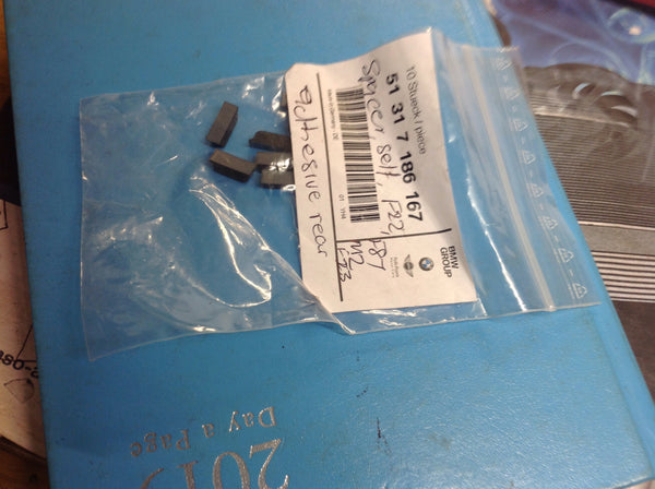 51317186167 new Bmw spacer self adhesive rear f22,87,m2,f23