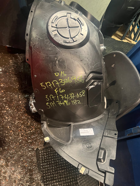 51717386956       MINI countryman F60  driver side front splash guard   Mini countryman 2018 FRONT WHEELARCH HOUSING COVER RIGHT O/S      7386956   51717437058   7437058  51717496182  7496182