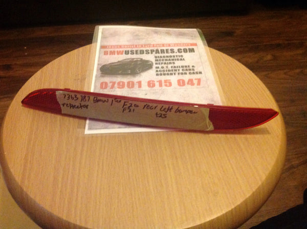 7363787 BMW 1-Series f20 rear left bumper reflector