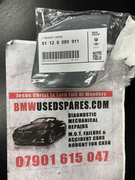 51128089911       BMW  X2  2022 f39 16d 18d cover towing eye rear primed  new       8089911  Bmw x2 rear tow eye