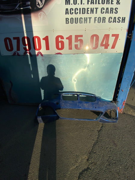 BMW 1 SERIES 2019 f20  front m- sport  bumper With parking sensor holes