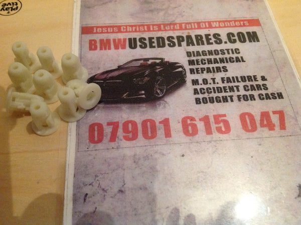 07147201307 Bmw wheel arch heat splash sheld insulation nut @£5each