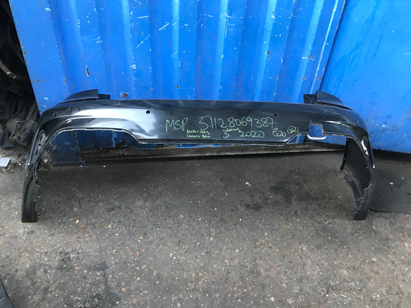 51128069387    Bmw 3 series 2020 G20 Saloon M-Sport Rear Bumper with sensor and camera holes